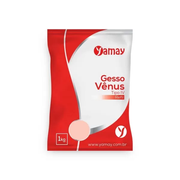 Gesso Vênus Tipo IV 1kg Refil - Yamay