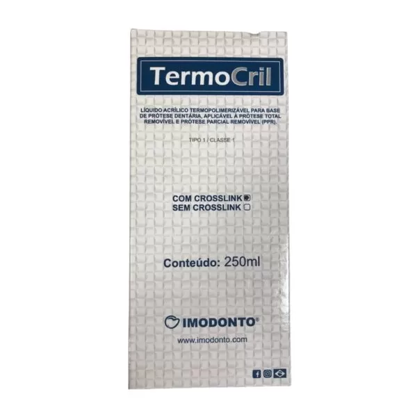 Resina TermoCril Líquido c/ Crosslink 250ml - Imodonto