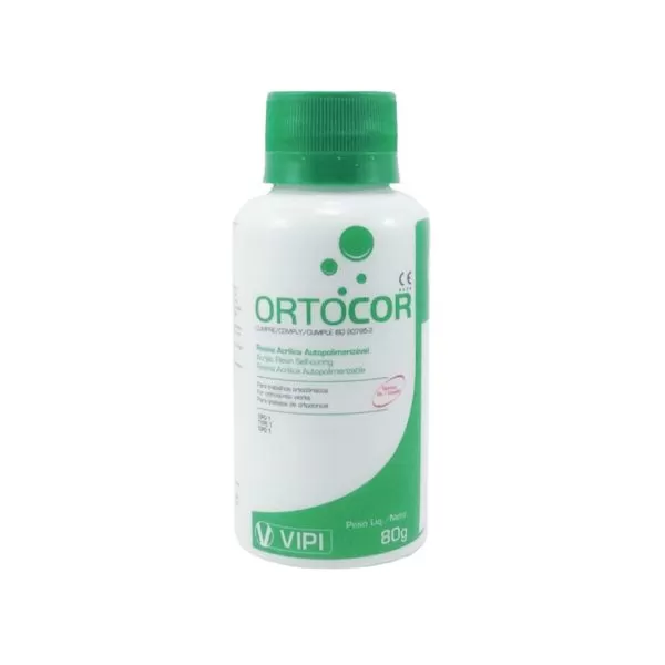 Resina Autopolimerizável Orto Cor Pó 80g – Dentsply