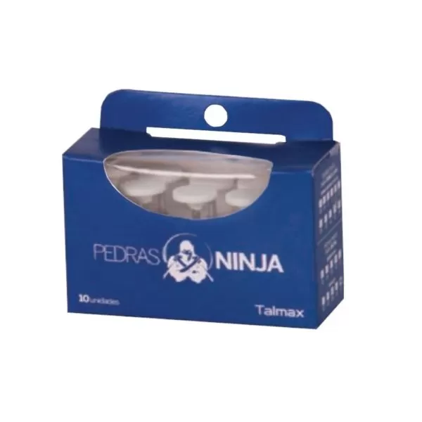 Pedra Ninja Branca para Metal c/ 10 unid. - Talmax